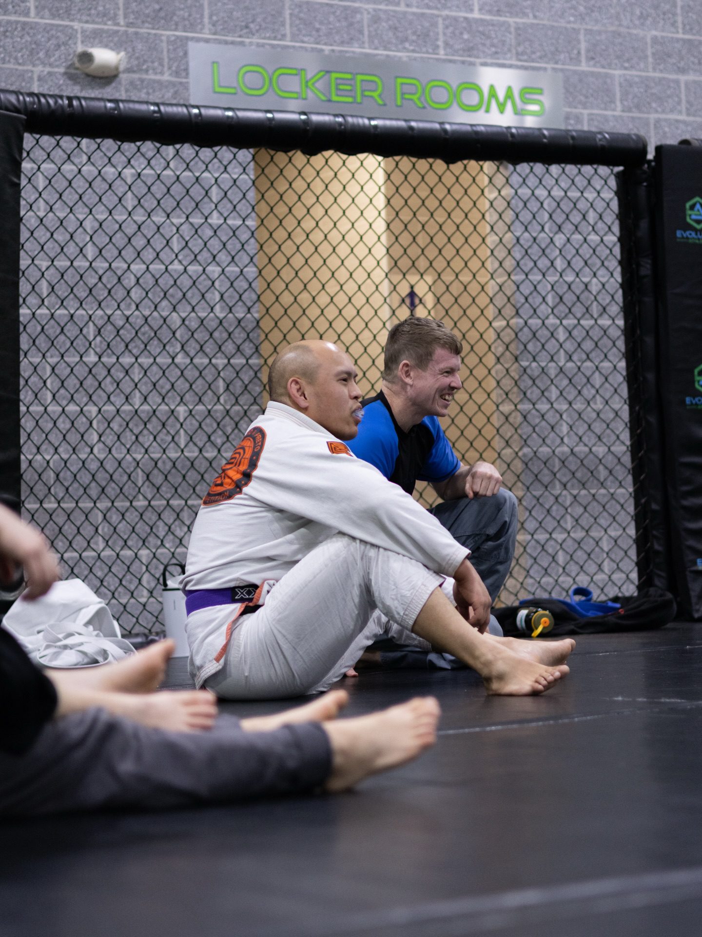 Brazilian Jiu Jitsu (BJJ) class at Evolution Athletix