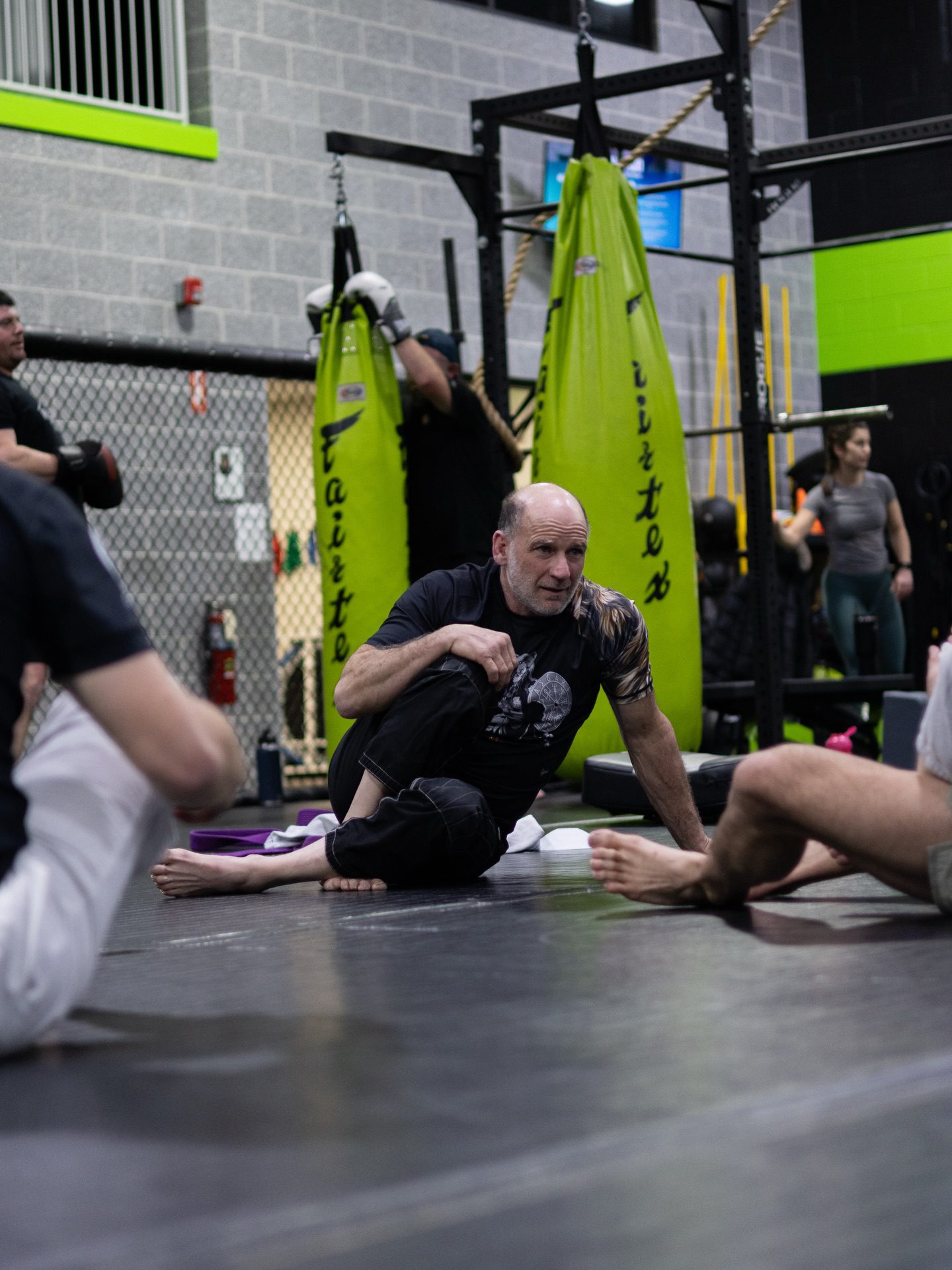 Brazilian Jiu Jitsu (BJJ) class at Evolution Athletix