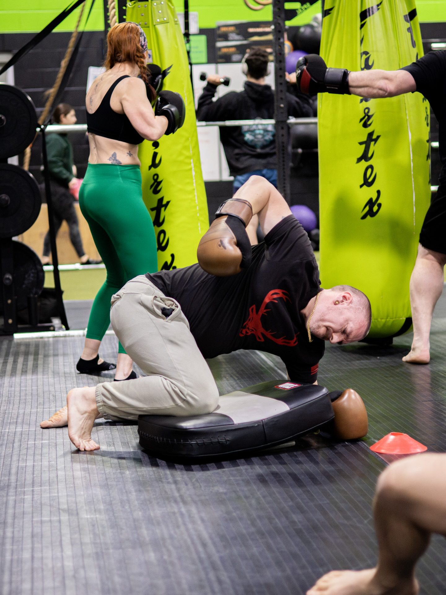 EVO Cardio Kickboxing class at Evolution Athletix