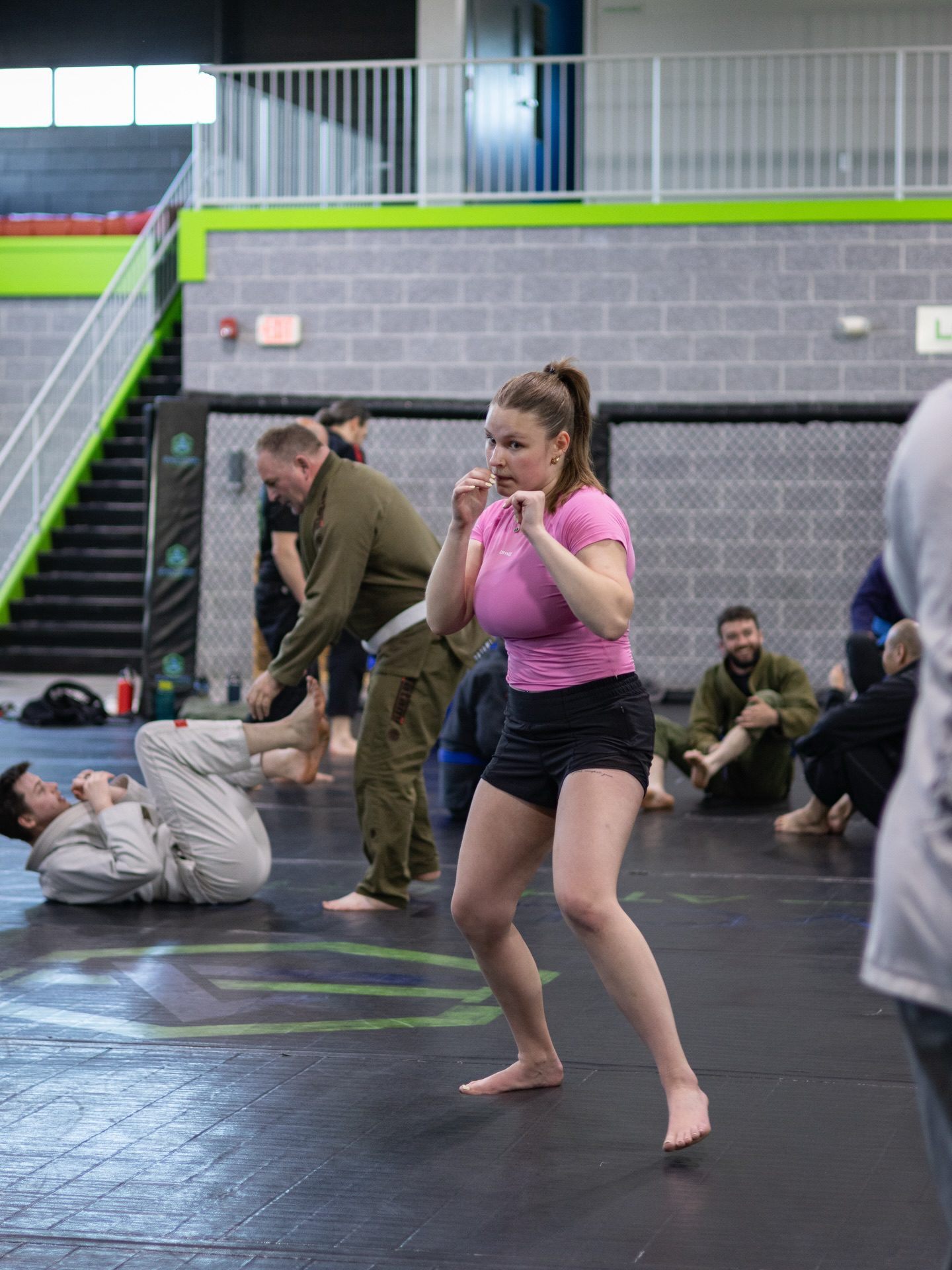 Kickboxing class at Evolution Athletix